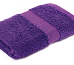 Paarse handdoek